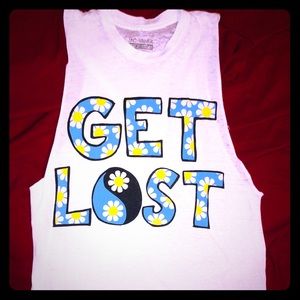 Jac Vanek ‘ Get lost ‘ tank top